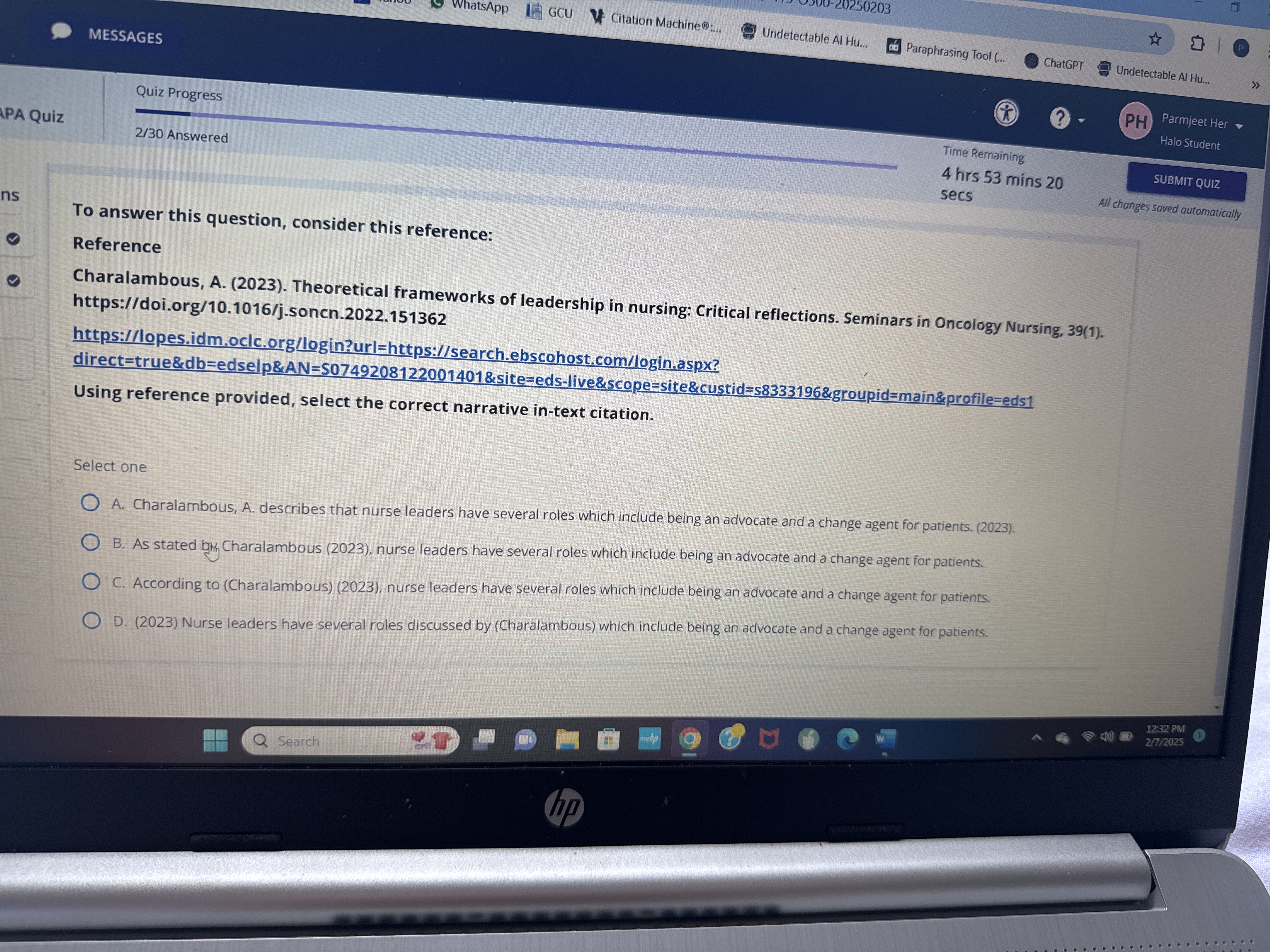 GCU Citation Machine :. Undetectable Al Hu..