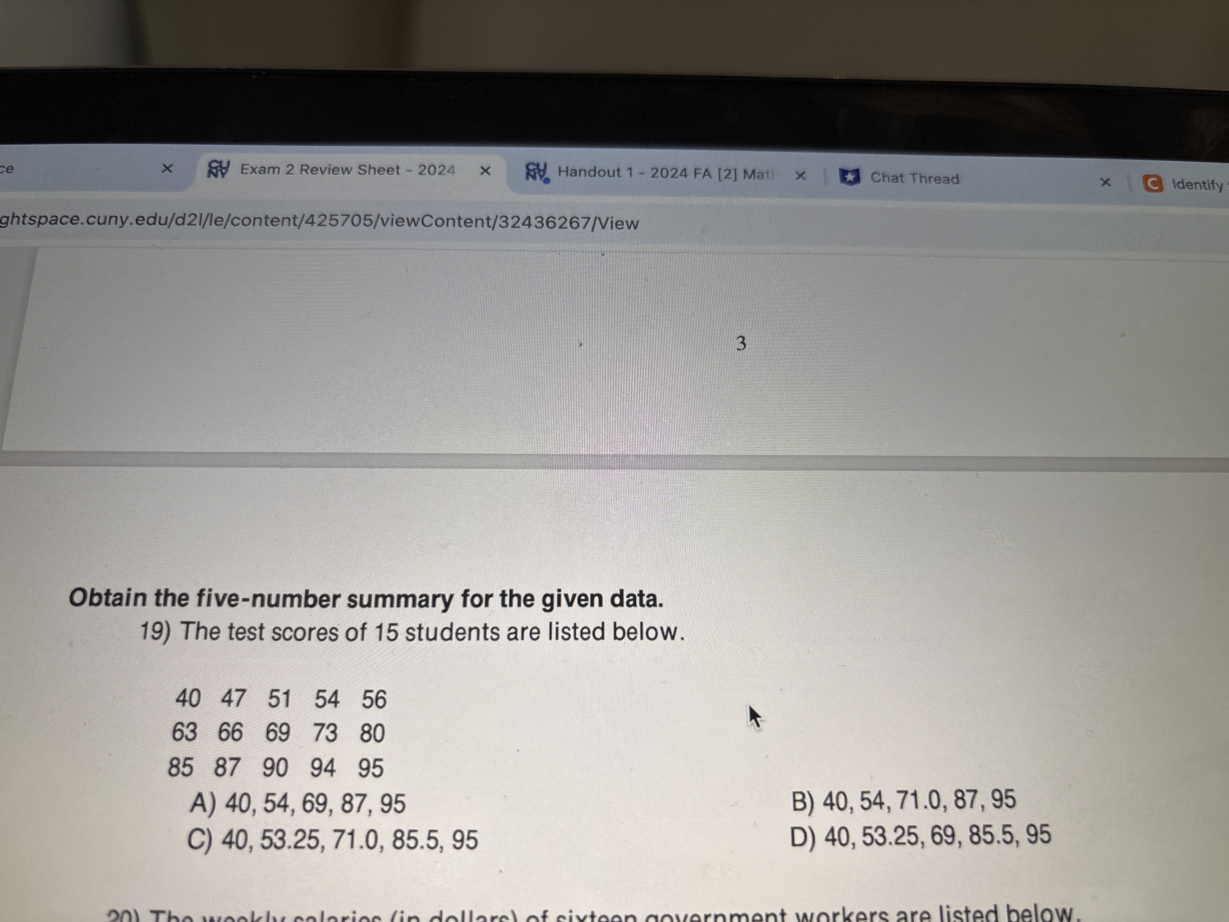 Answer e X SV Exam 2 Review Sheet - 2024 x RV