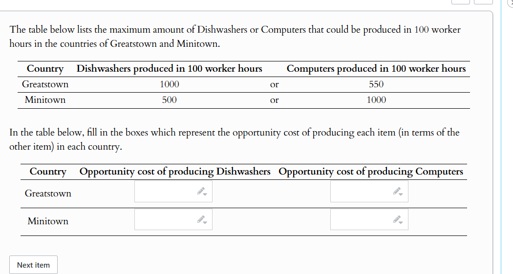 answer The table below lists the maximum amount