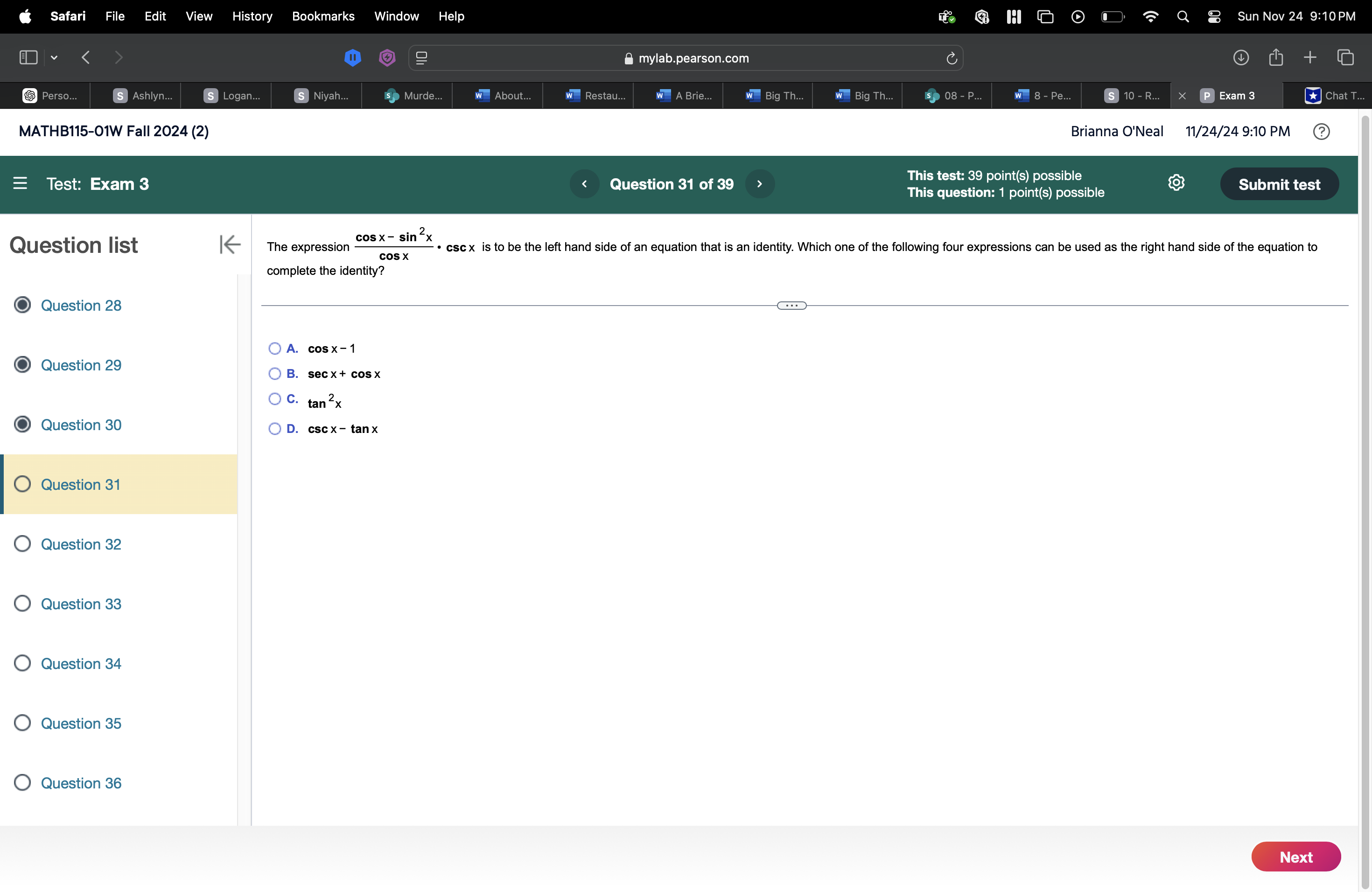 answer the question correctly Safari File Edit