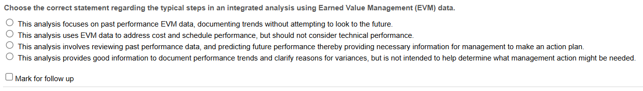 Answer to question Choose the correct statement