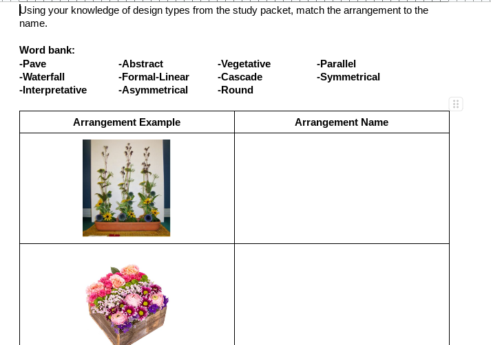answer Using your knowledge of design types from