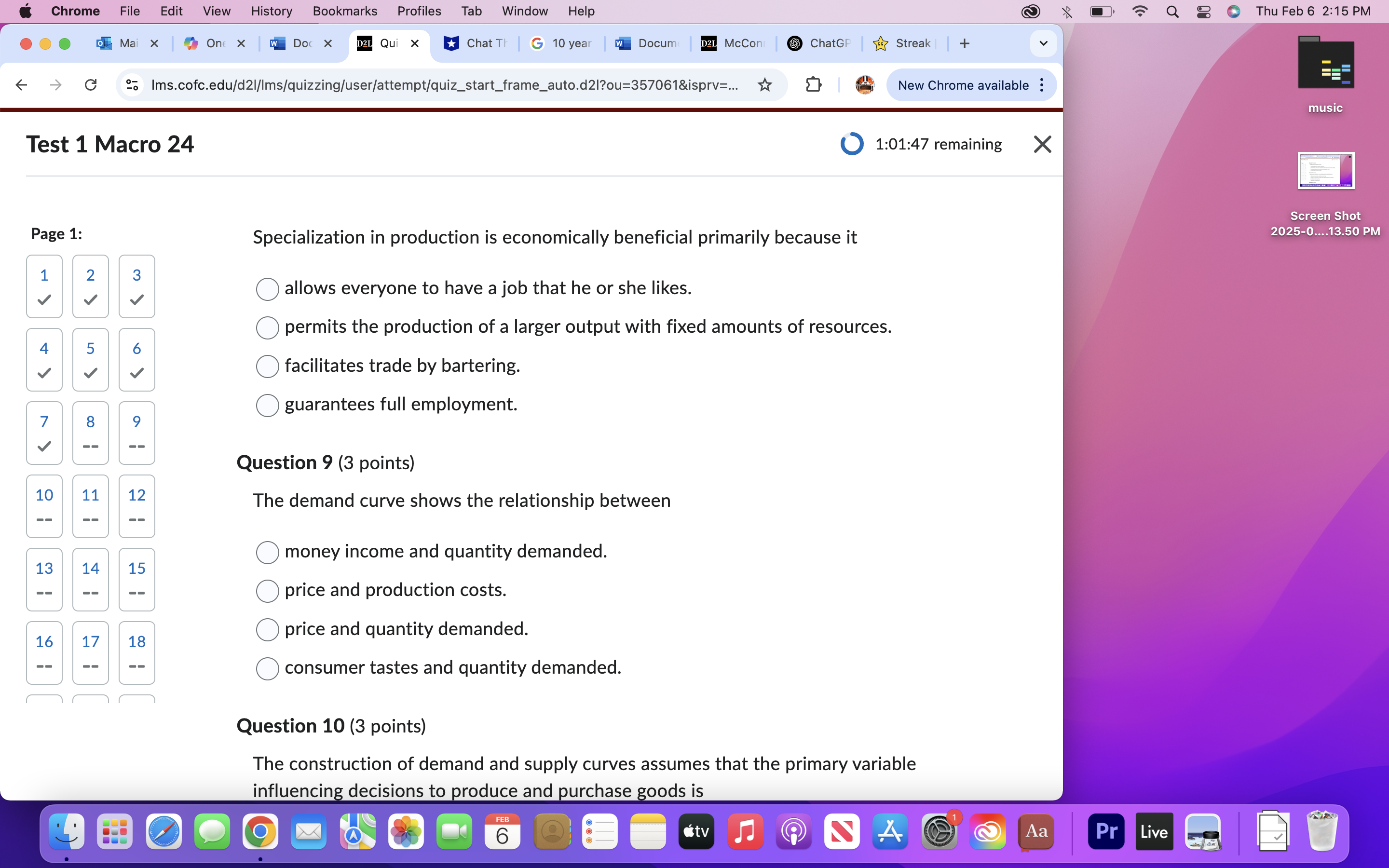 answer Chrome File Edit View History Bookmarks