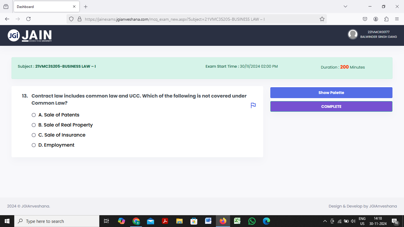 ANSWER Dashboard X + X - C O B