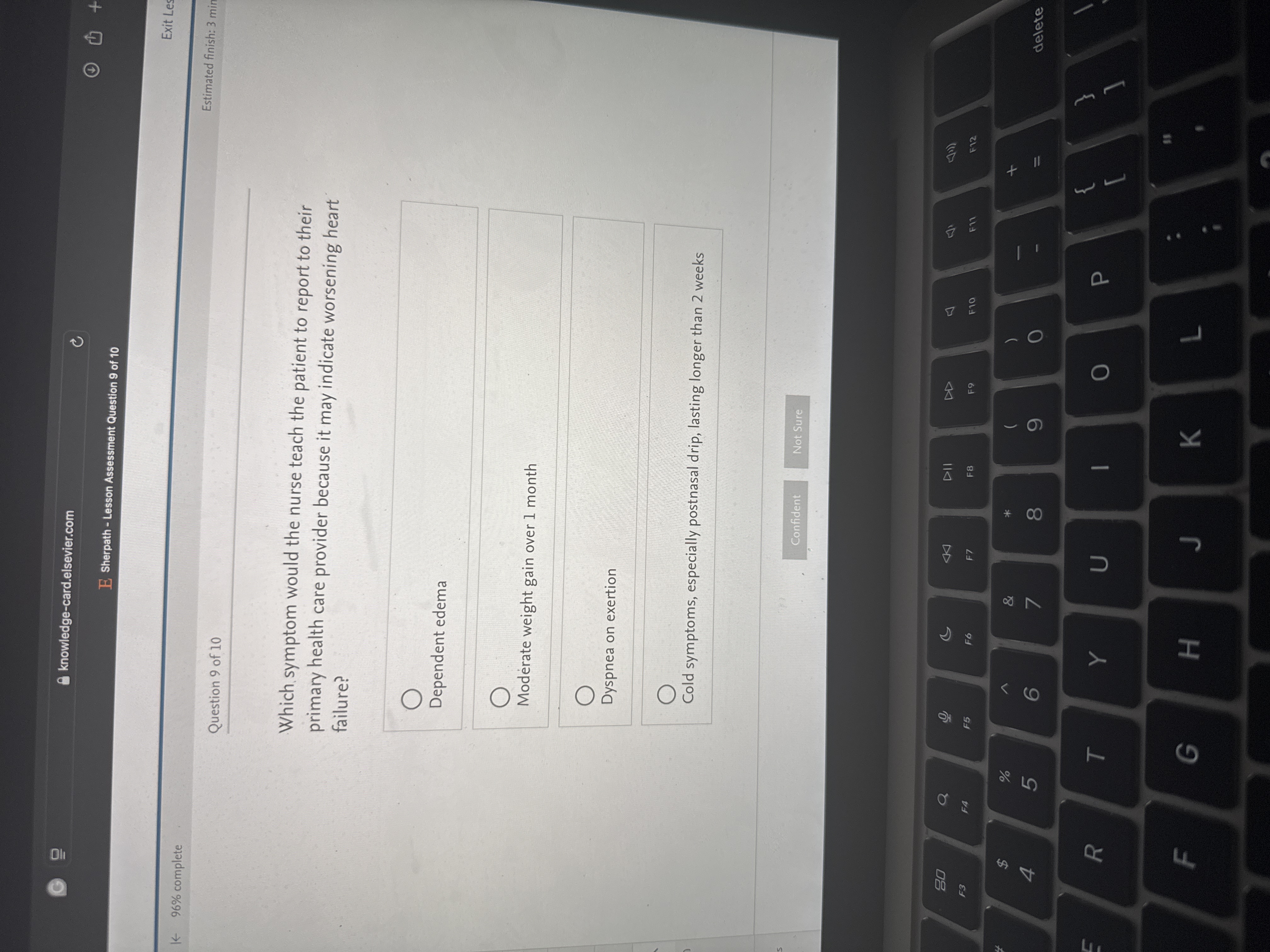 Answer G knowledge-card.elsevier.com C O E