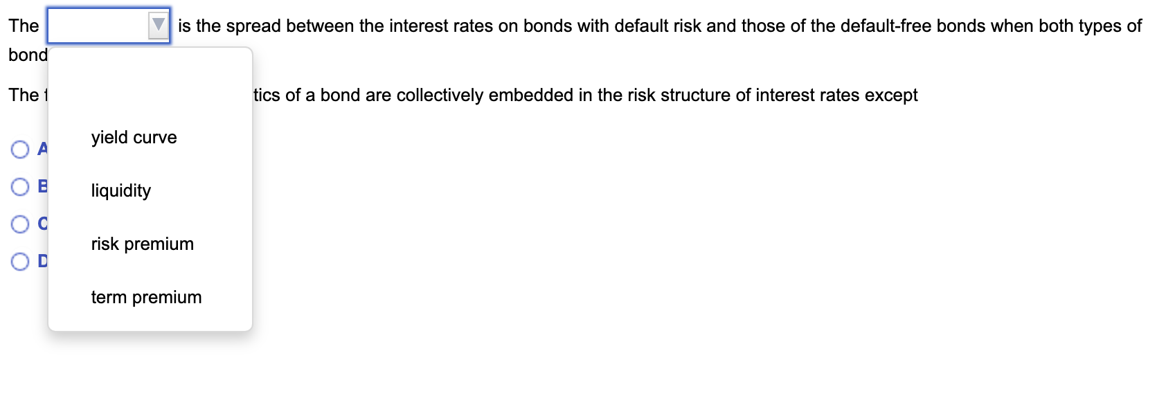 answer The | is the spread between the interest