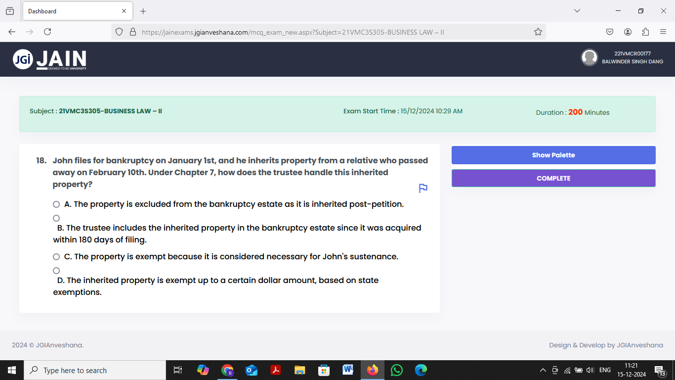 ANSWER Dashboard X + X - C O B