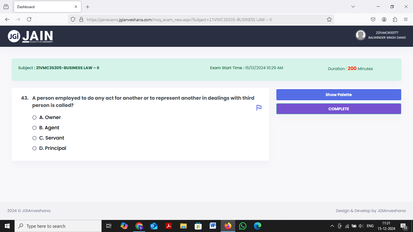 ANSWER Dashboard X + X - C O B