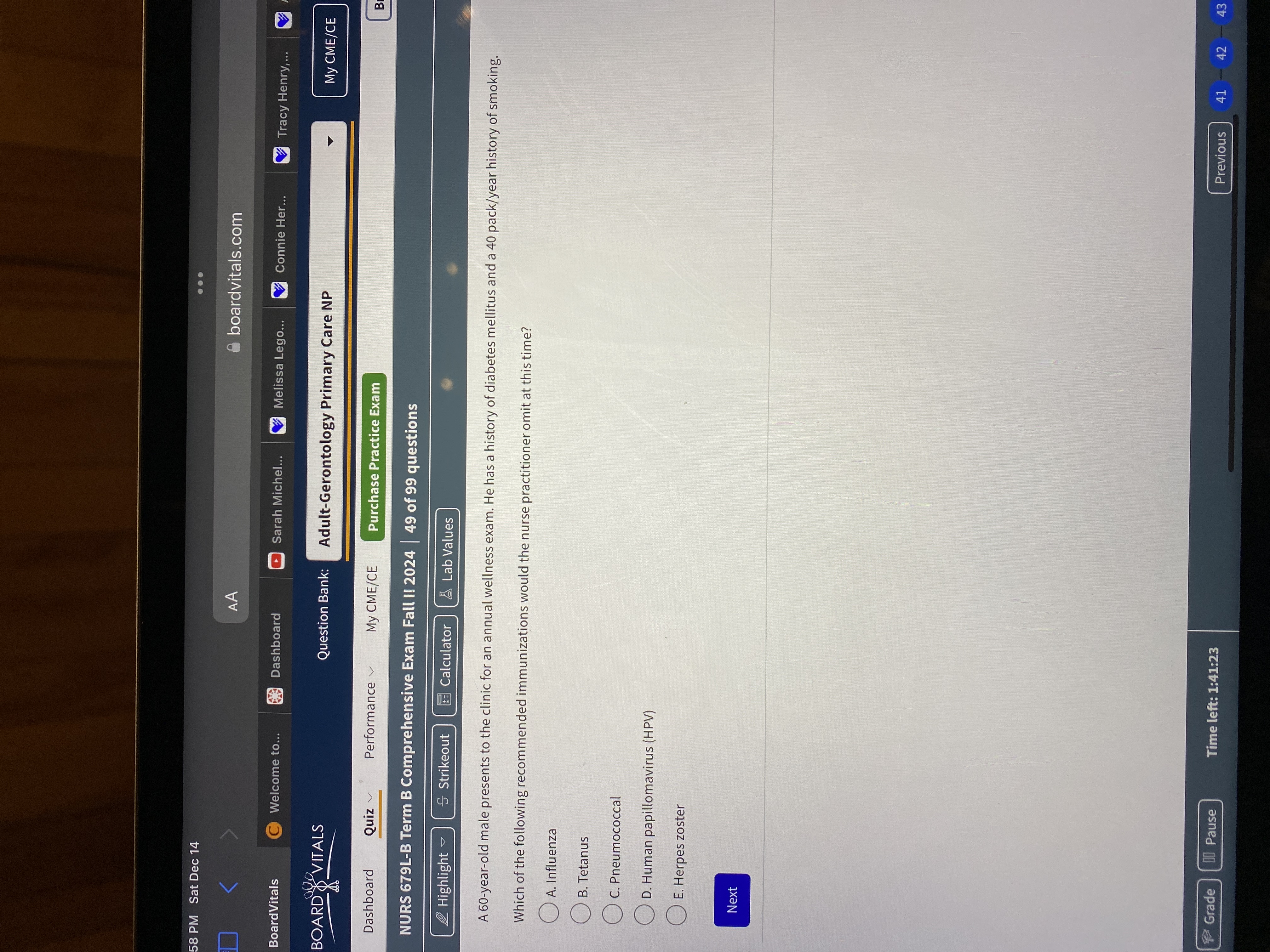 Answer 58 PM Sat Dec 14 . . . AA boardvitals.com