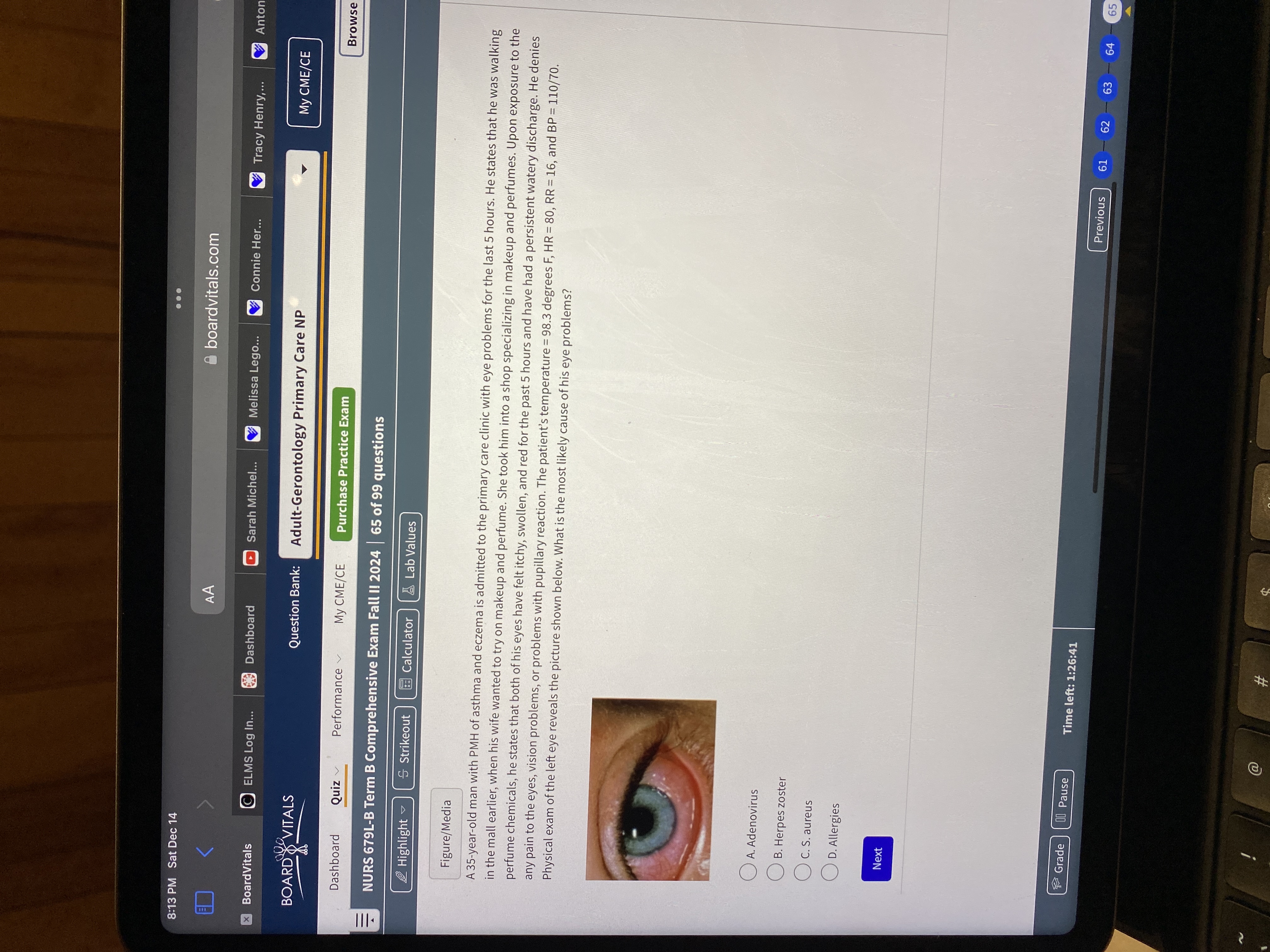 Answer . . . 8:13 PM Sat Dec 14 < AA