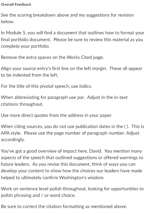 I need help making revisions. I set on suggesting