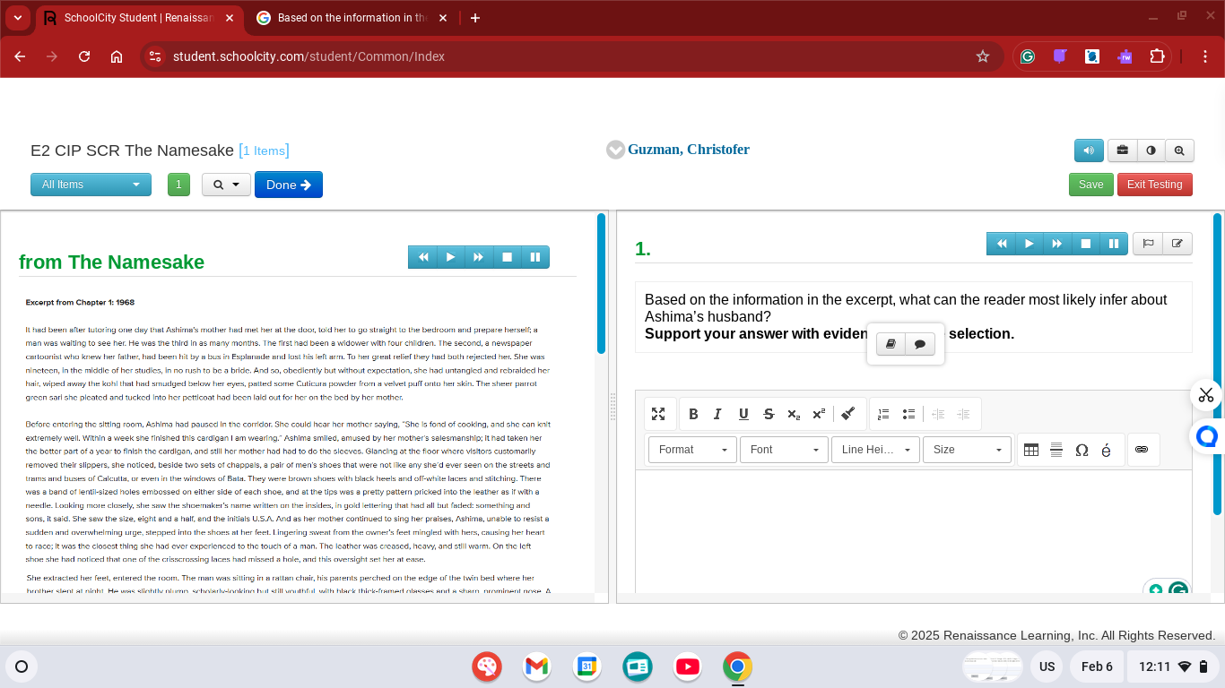 answer re state cite the evidince and explain it