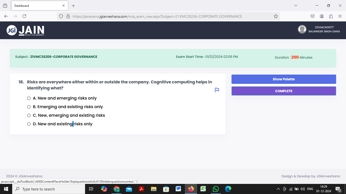ANSWER Dashboard X + X - C O B