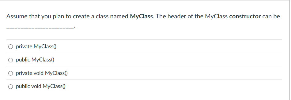 answer Assume that you plan to create a class
