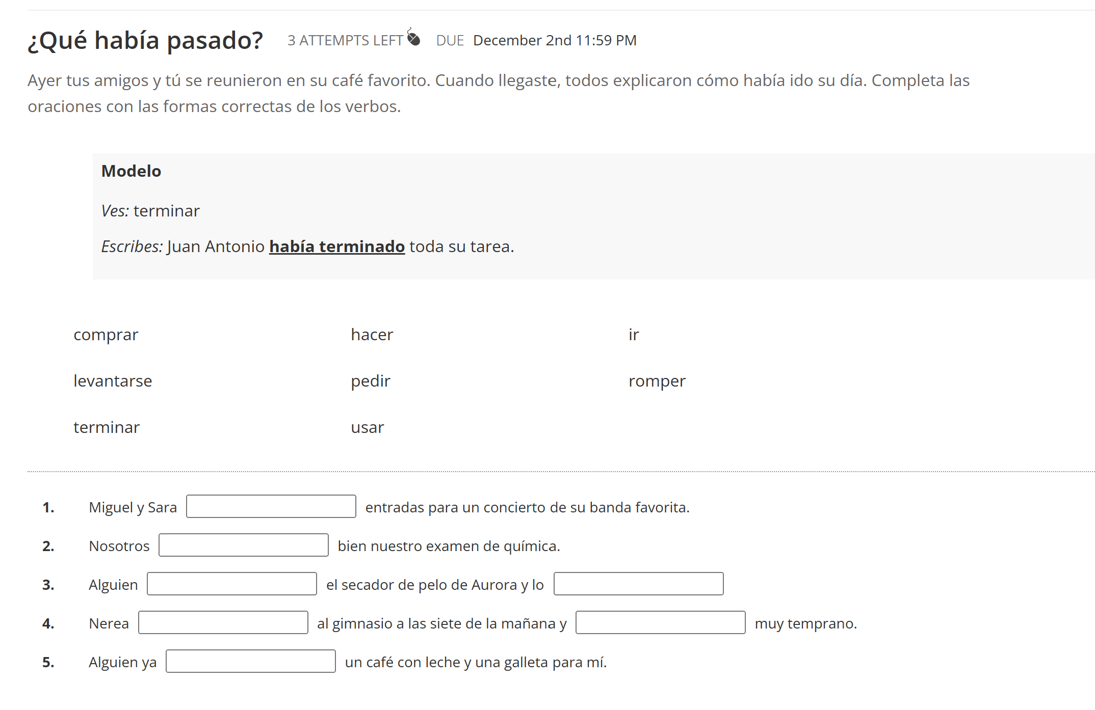 fill in the blanks \f