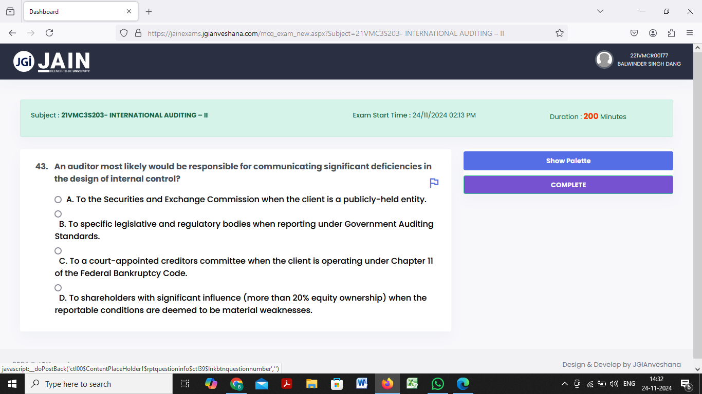 ANSWER Dashboard X + X - C O B