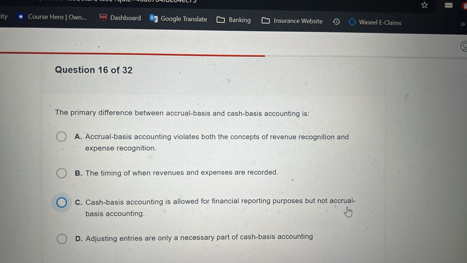 answer the question .... *Course Hero | Own.