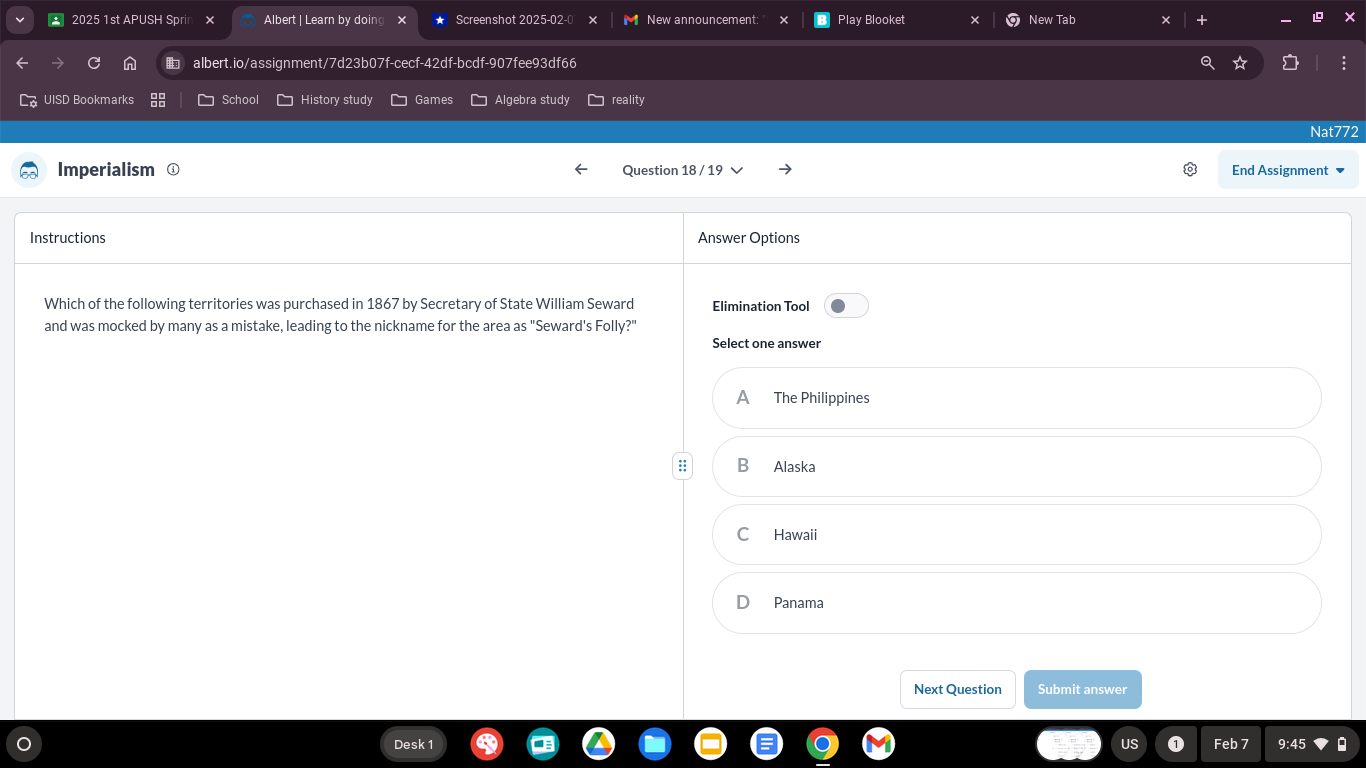 answer 2025 1st APUSH Sprin > Albert | Learn by
