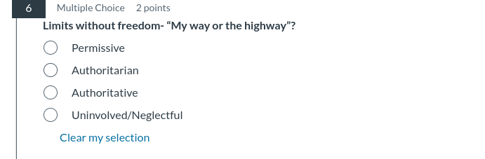 answer 6 Multiple Choice 2 points Limits without