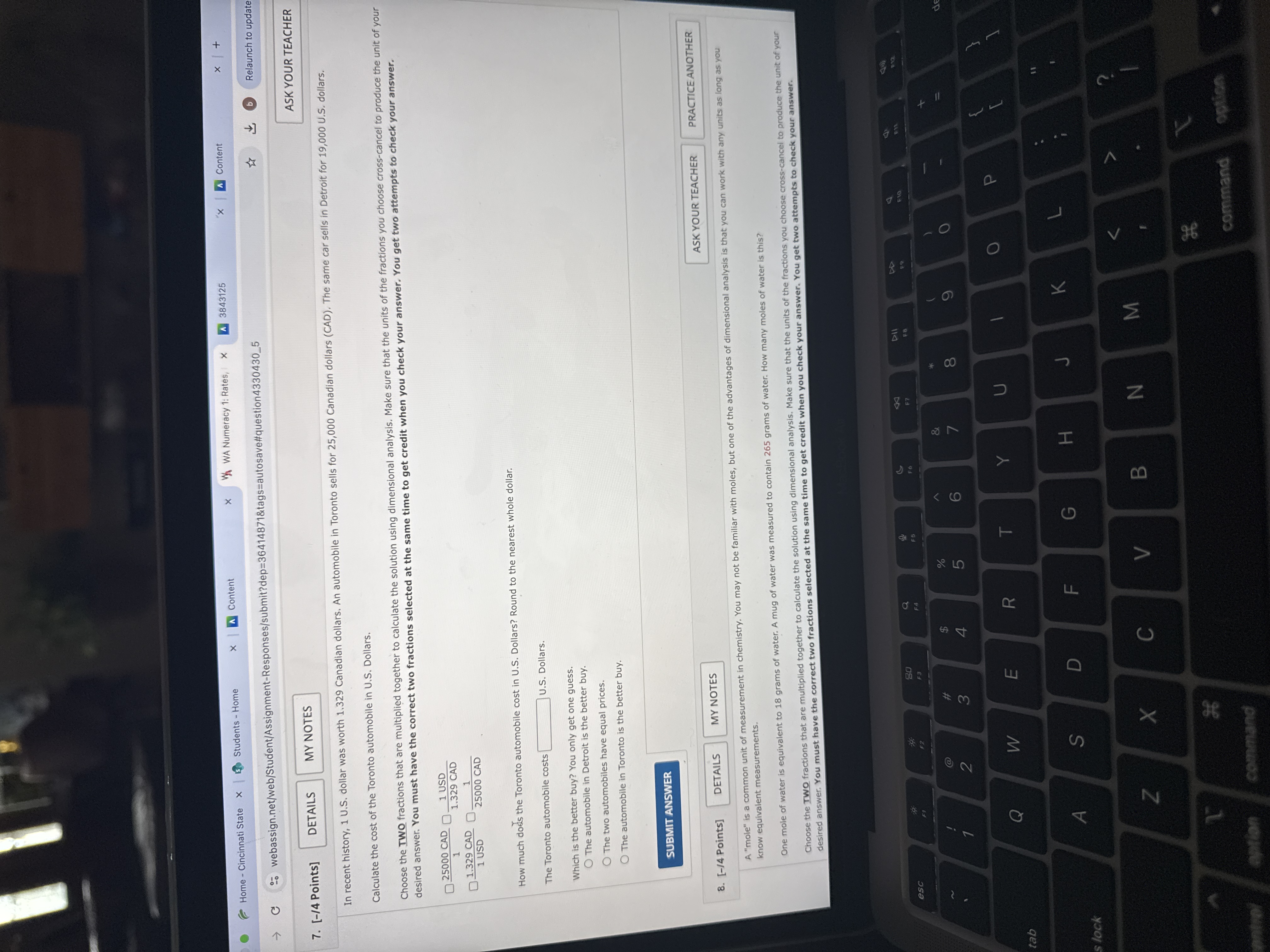 answer . Home - Cincinnati State X Students -