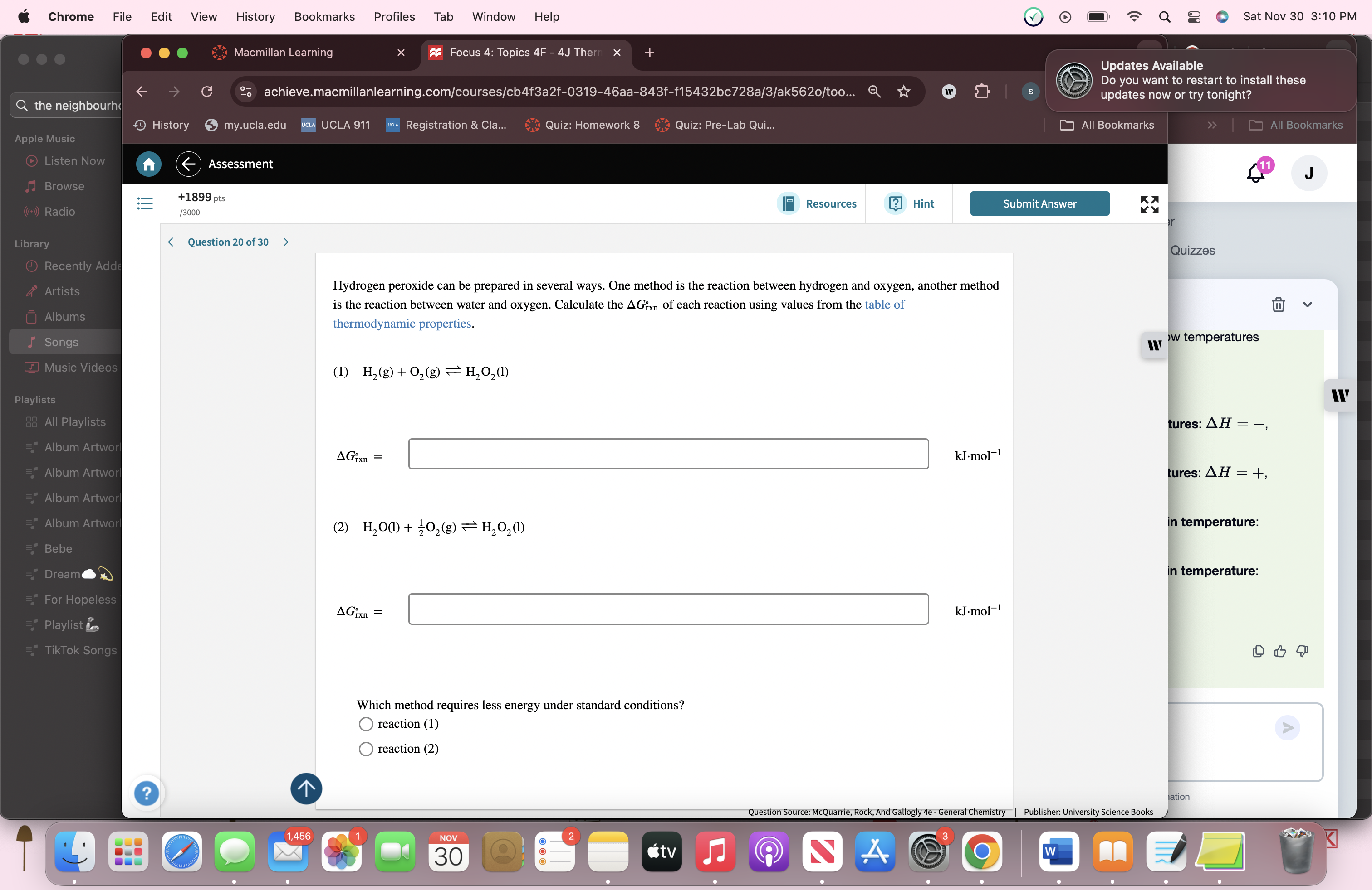answer Chrome File Edit View History Bookmarks