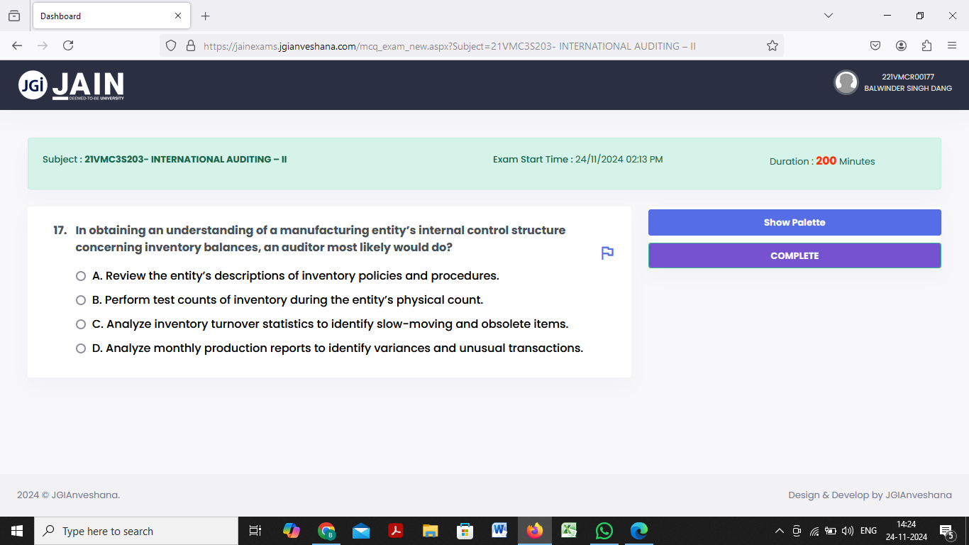 ANSWER Dashboard X + X - C O B