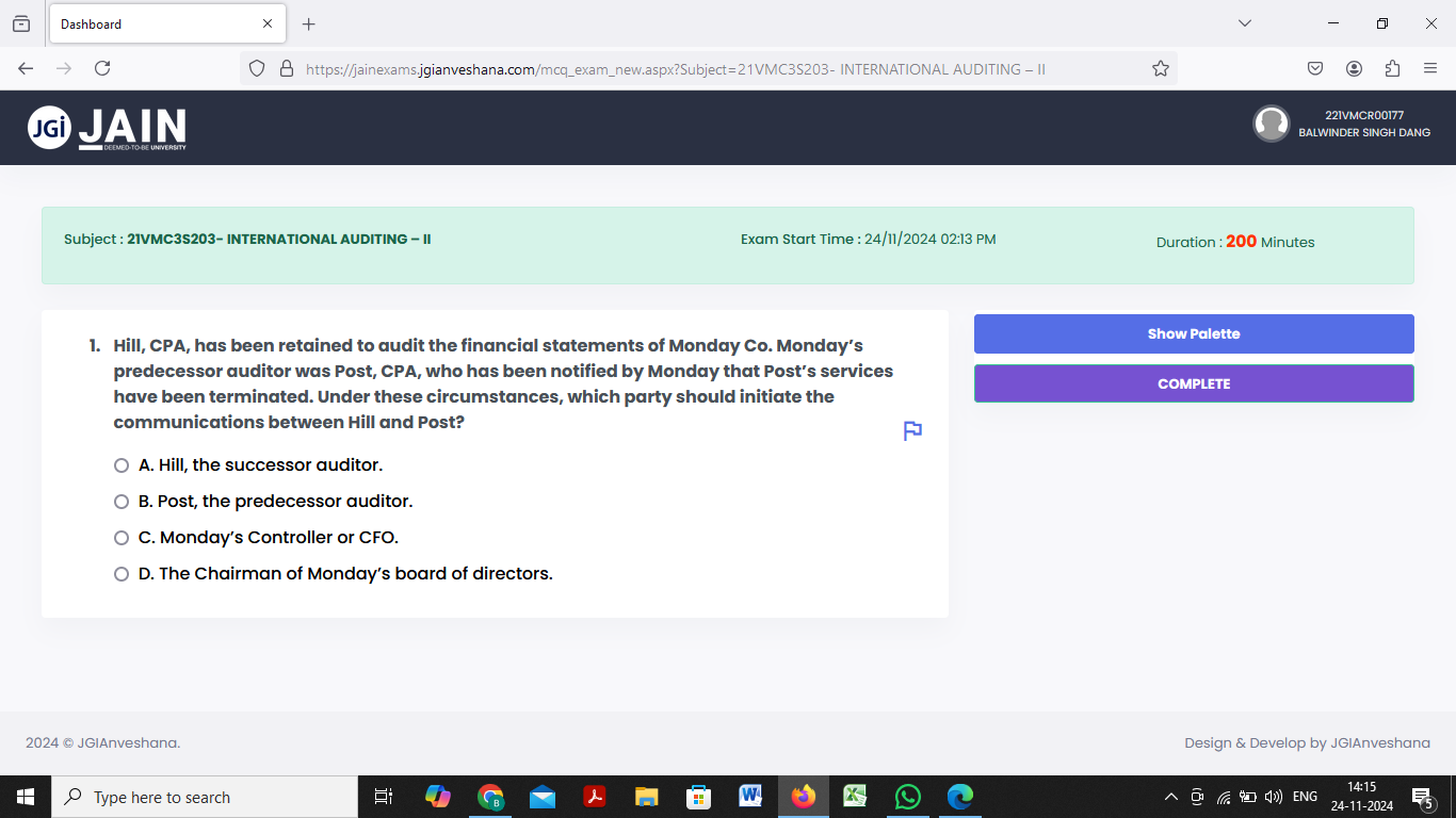 ANSWER Dashboard X + X - C O B