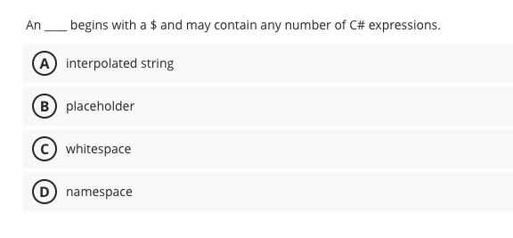 answer carefully without any mistakes An _ begins