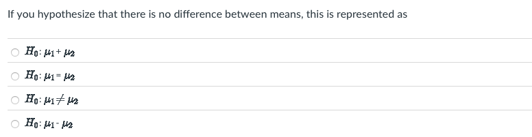 answer If you hypothesize that there is no