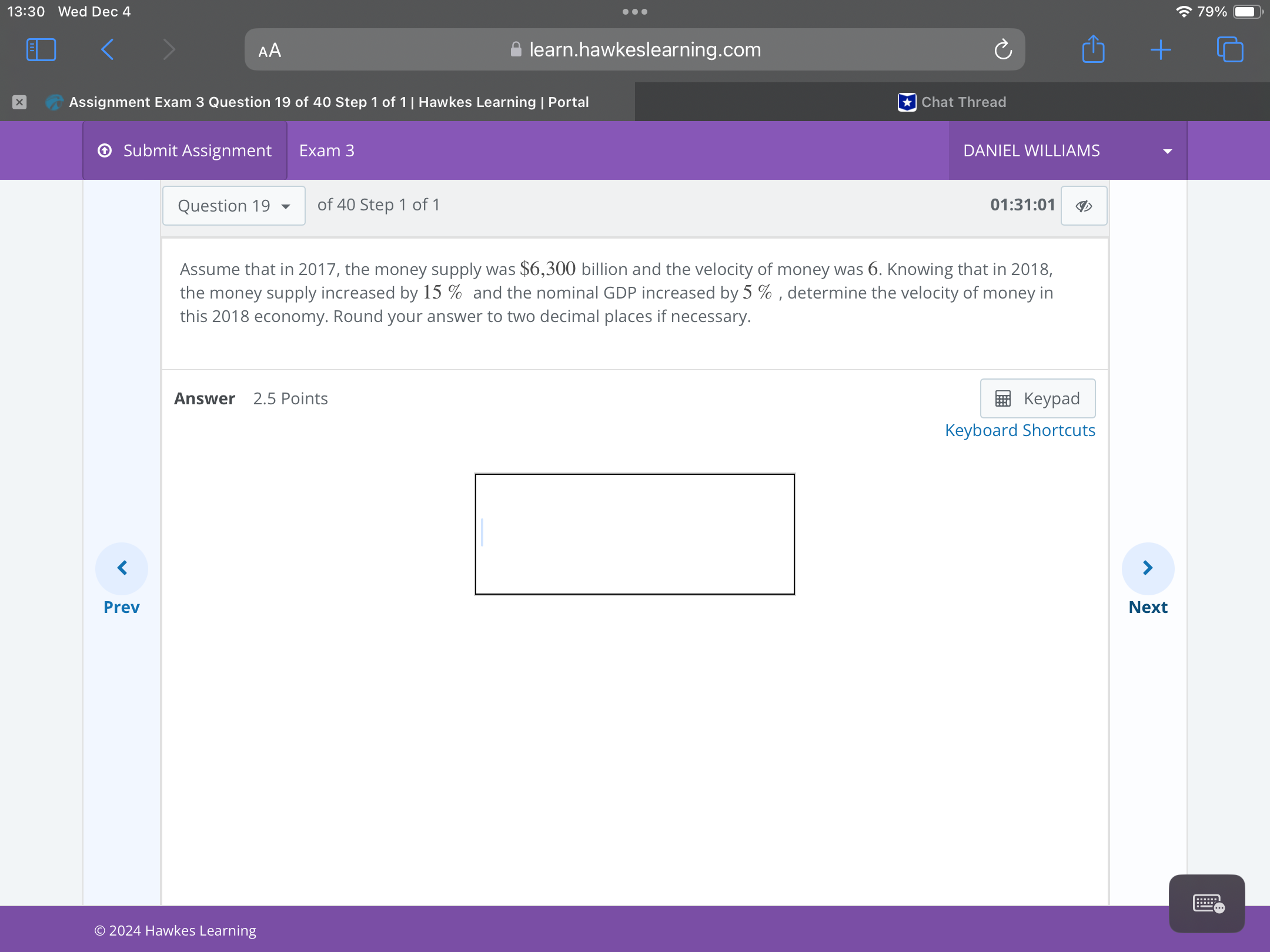 Answer 13:30 Wed Dec 4 L 7] AA &