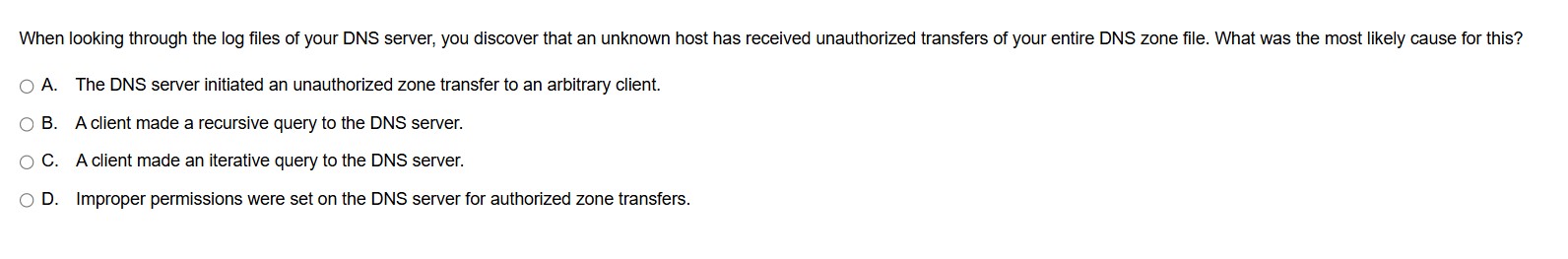 answer When looking through the log files of your