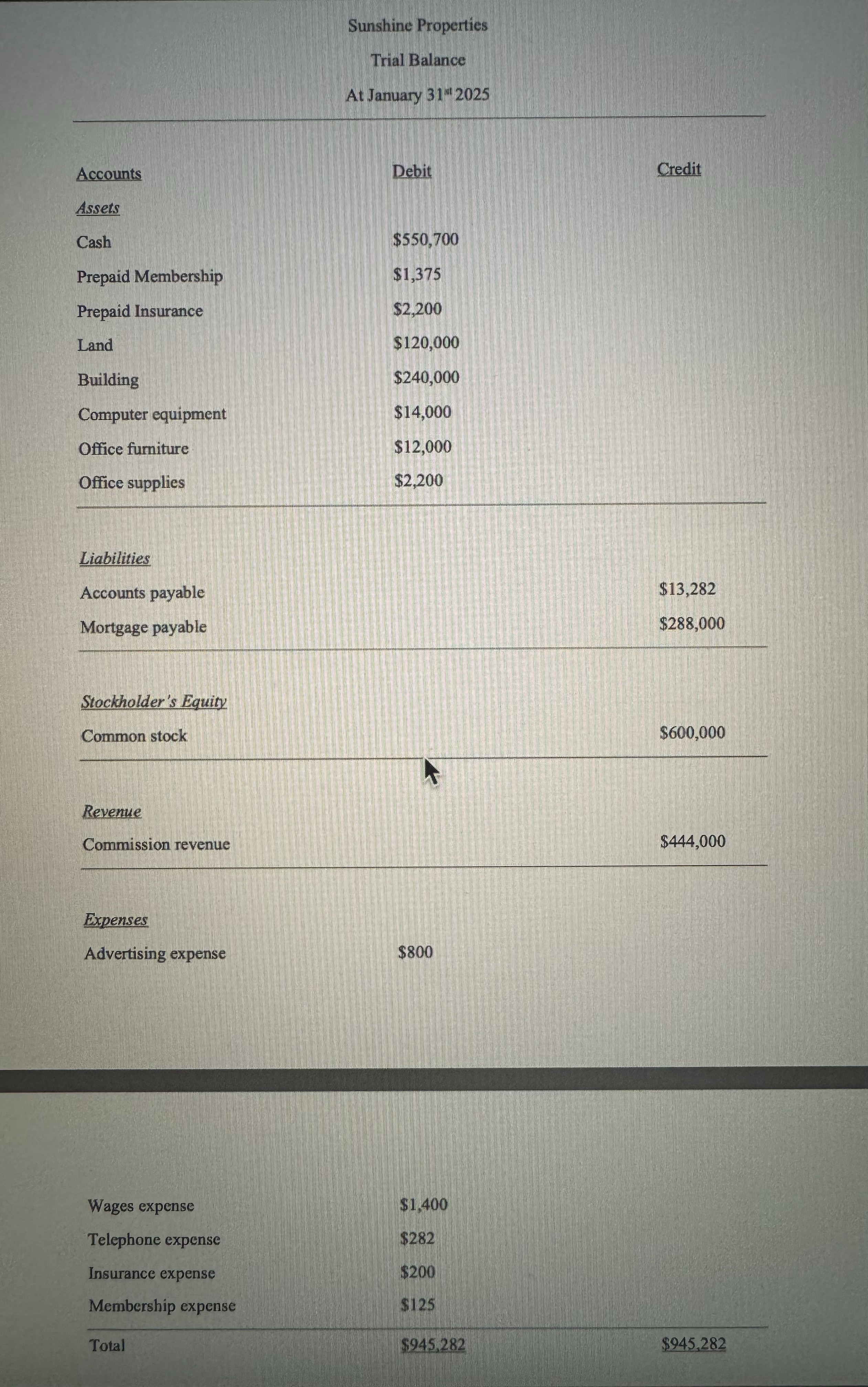 Hello, can i get some help making a balance sheet