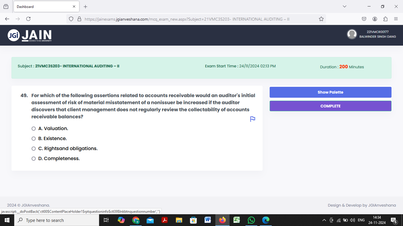 ANSWER Dashboard X + X - C O B