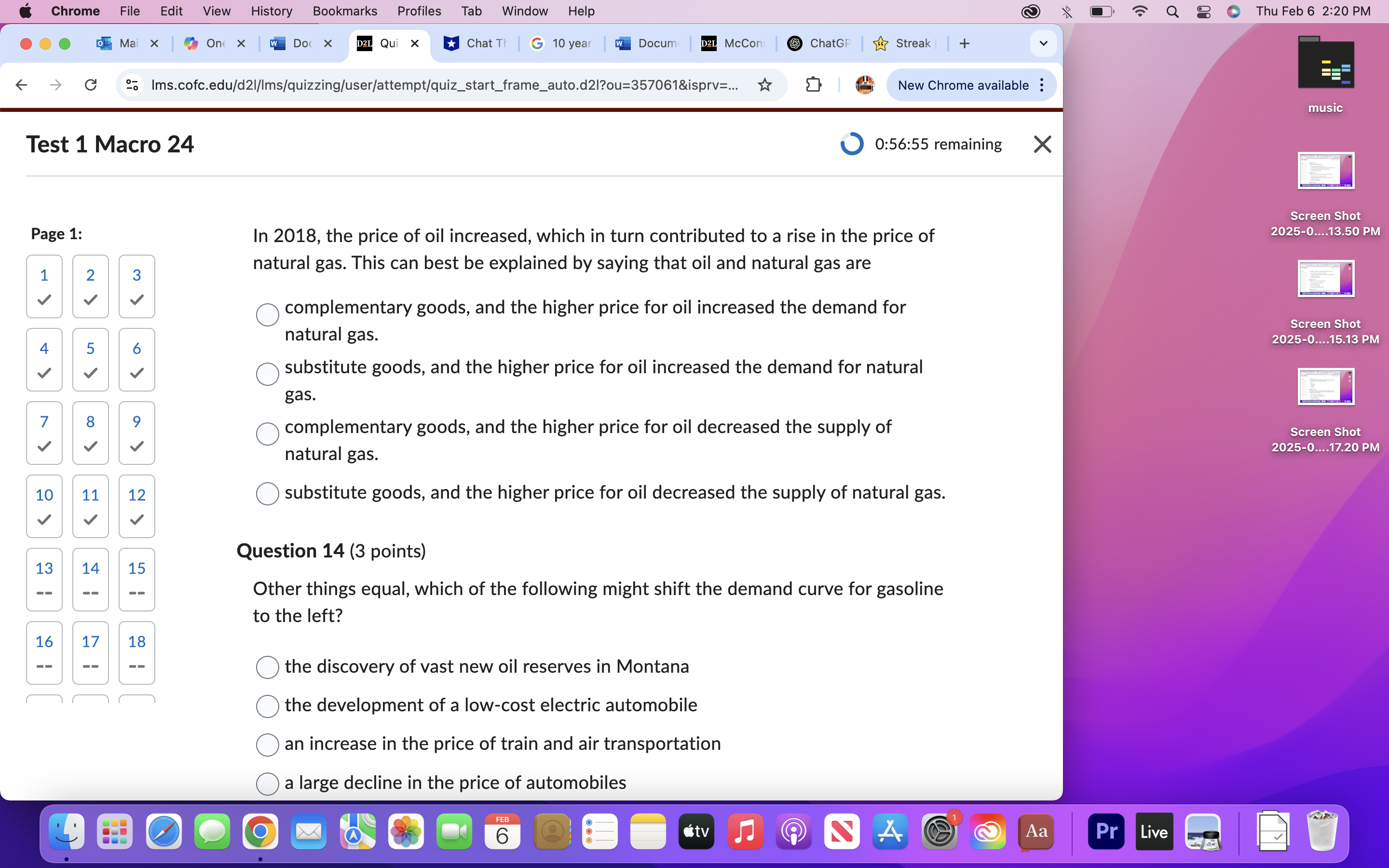 answer Chrome File Edit View History Bookmarks