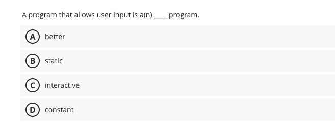 answer carefully without any mistakes A program