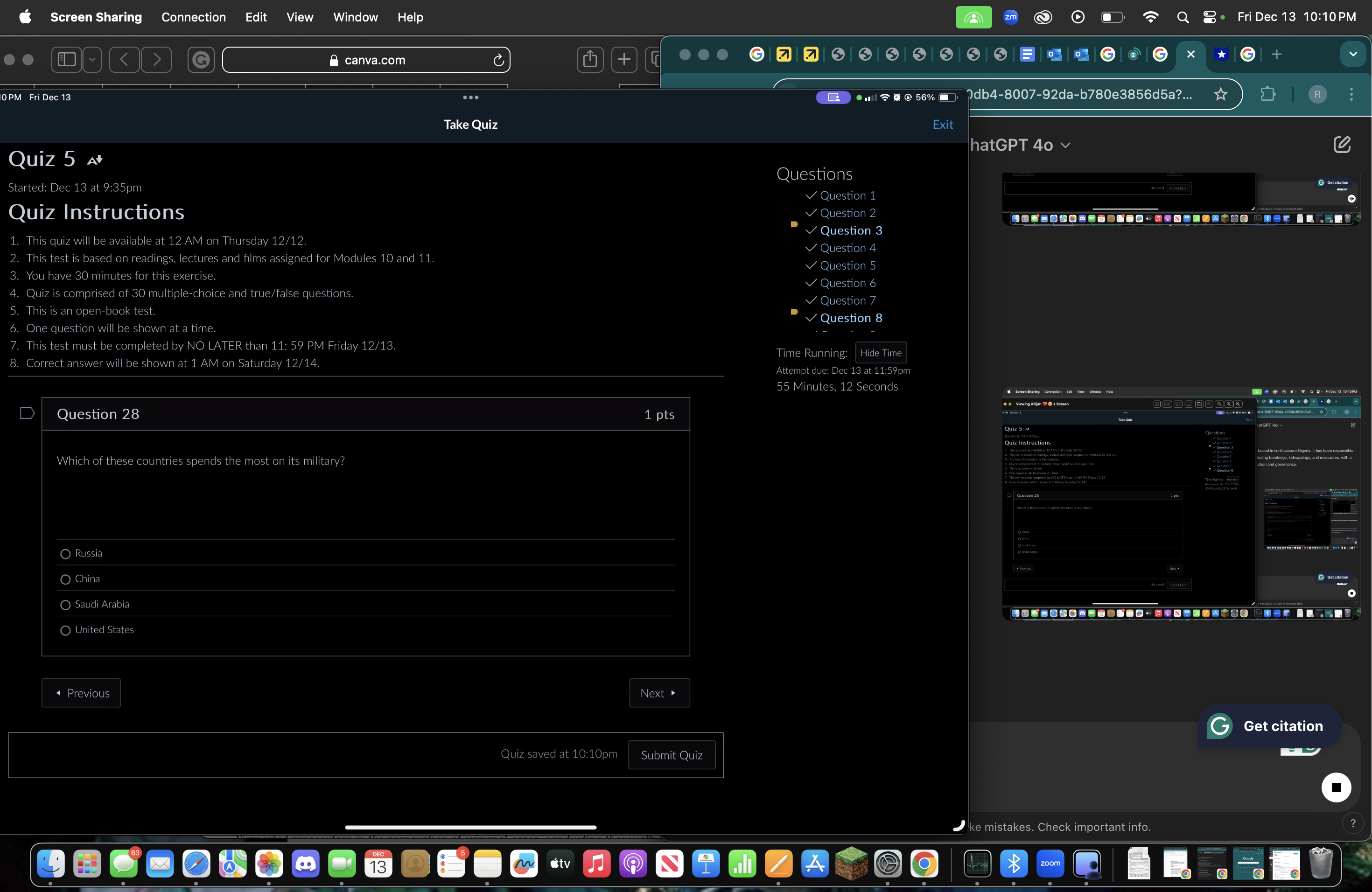 Answer Screen Sharing Connection Edit View Window