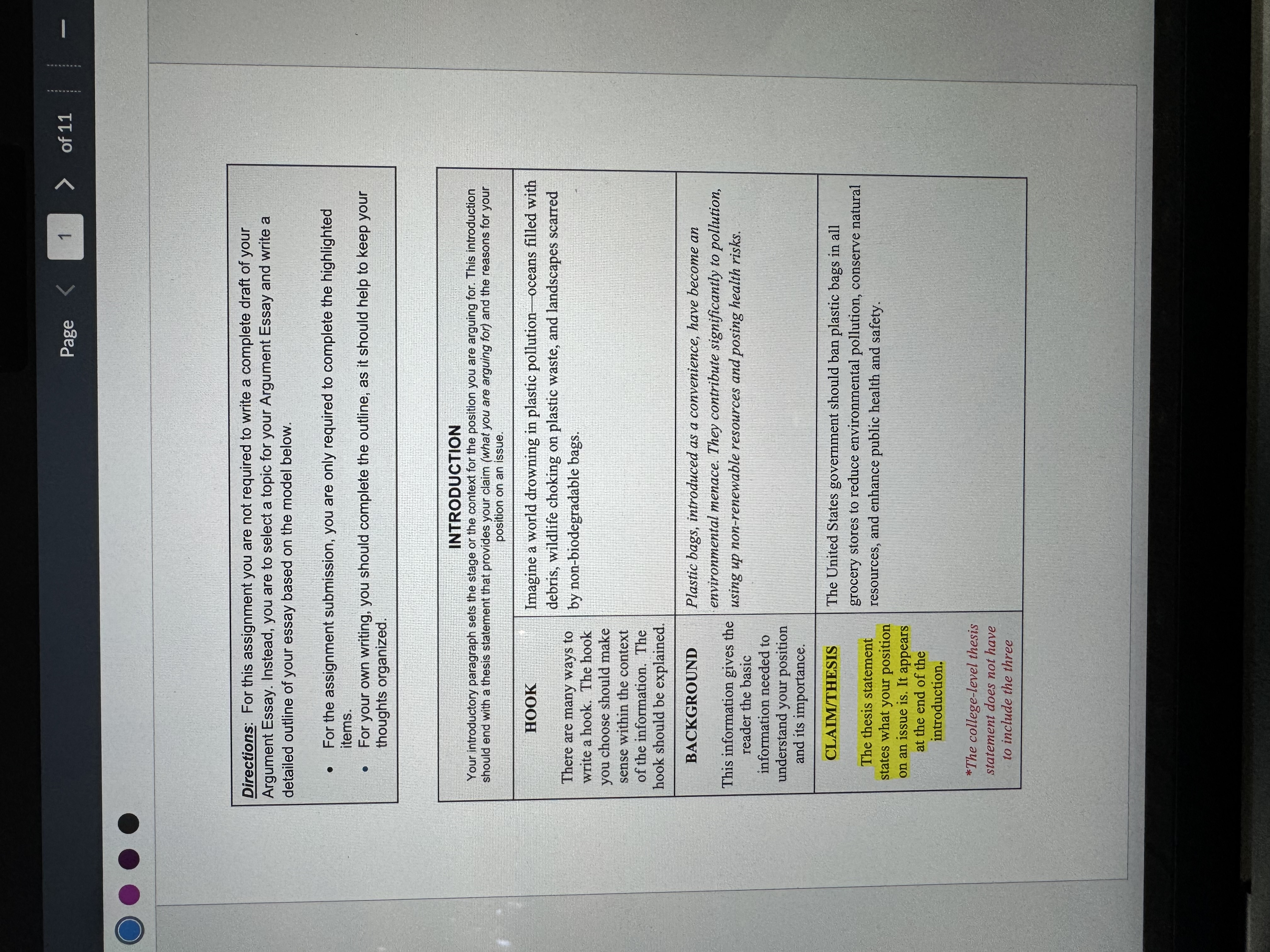 Rough Draft submission must be at least four