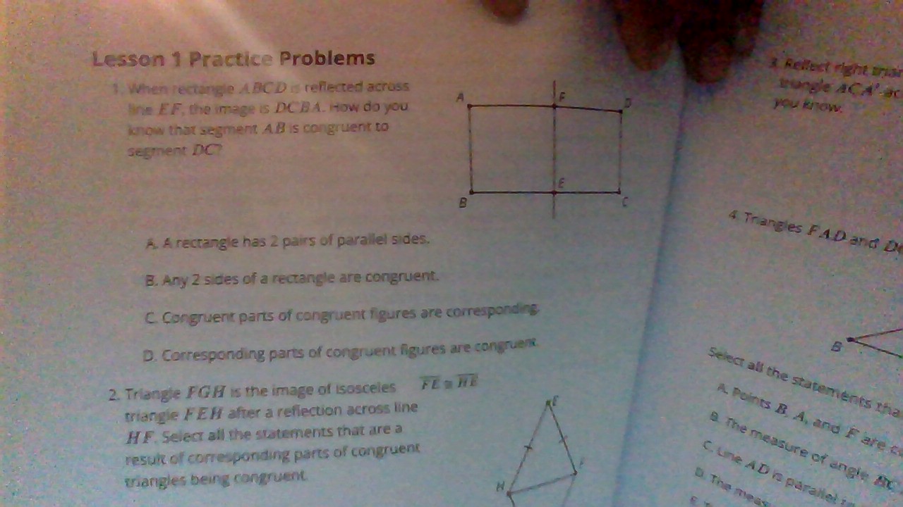 answer this question Lesson 1 Practice Problems a