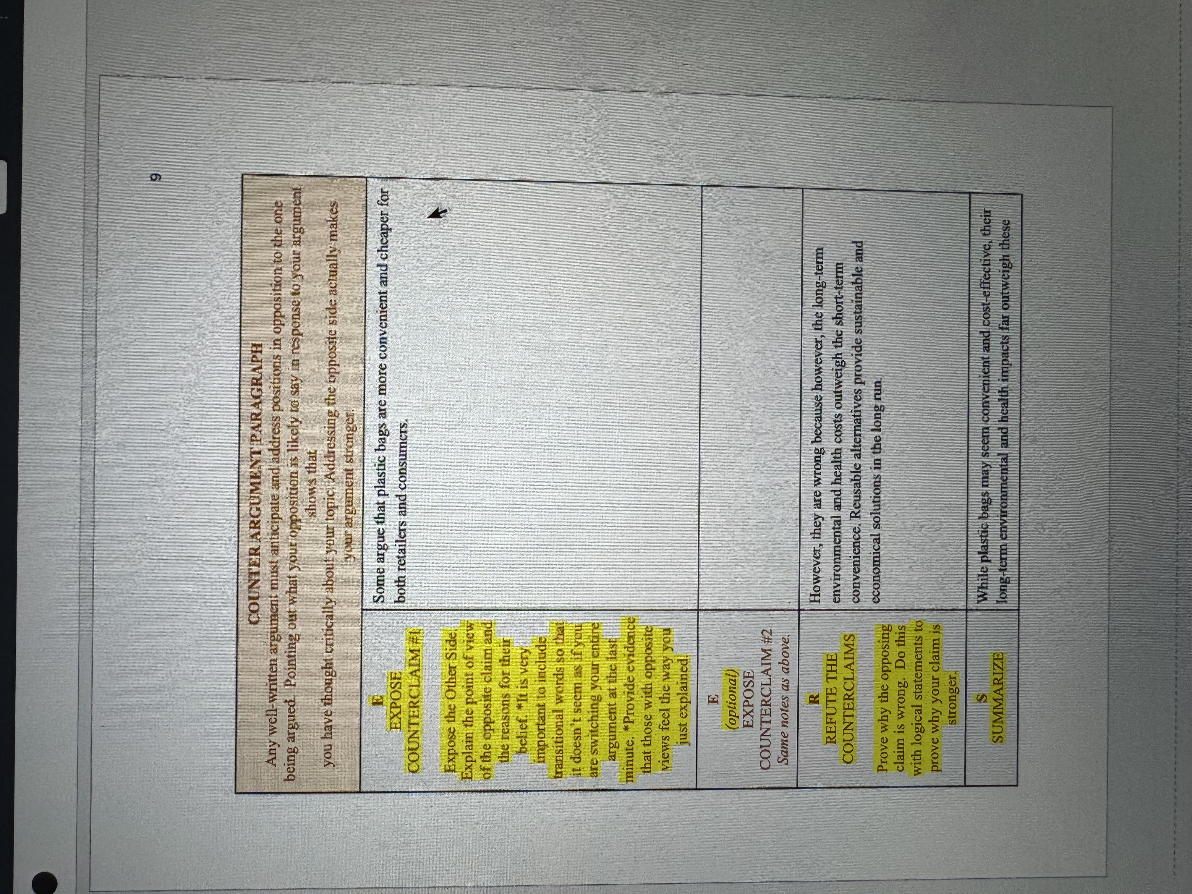 Rough Draft submission must be at least four