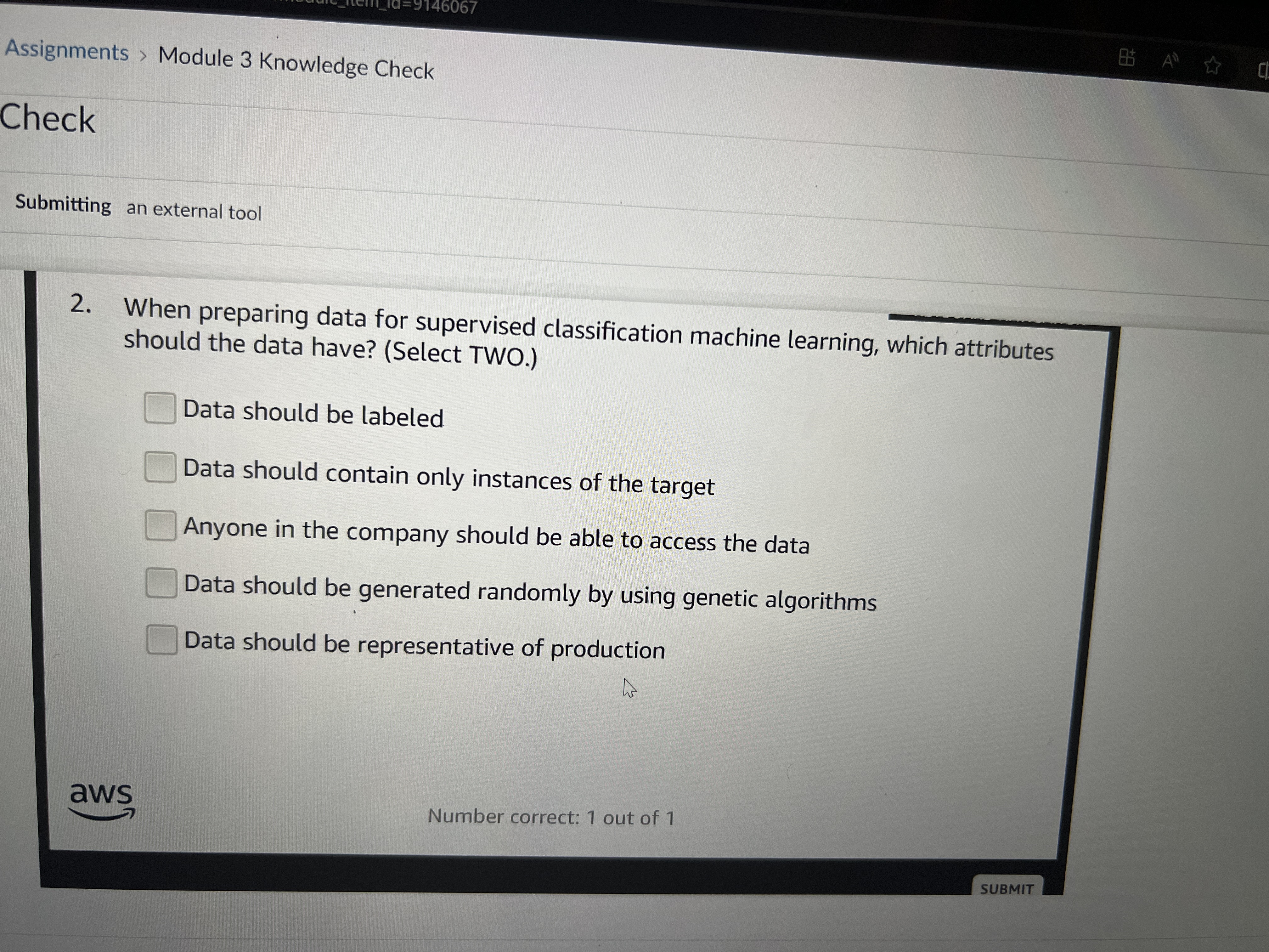 Answer 146067 Assignments > Module 3 Knowledge