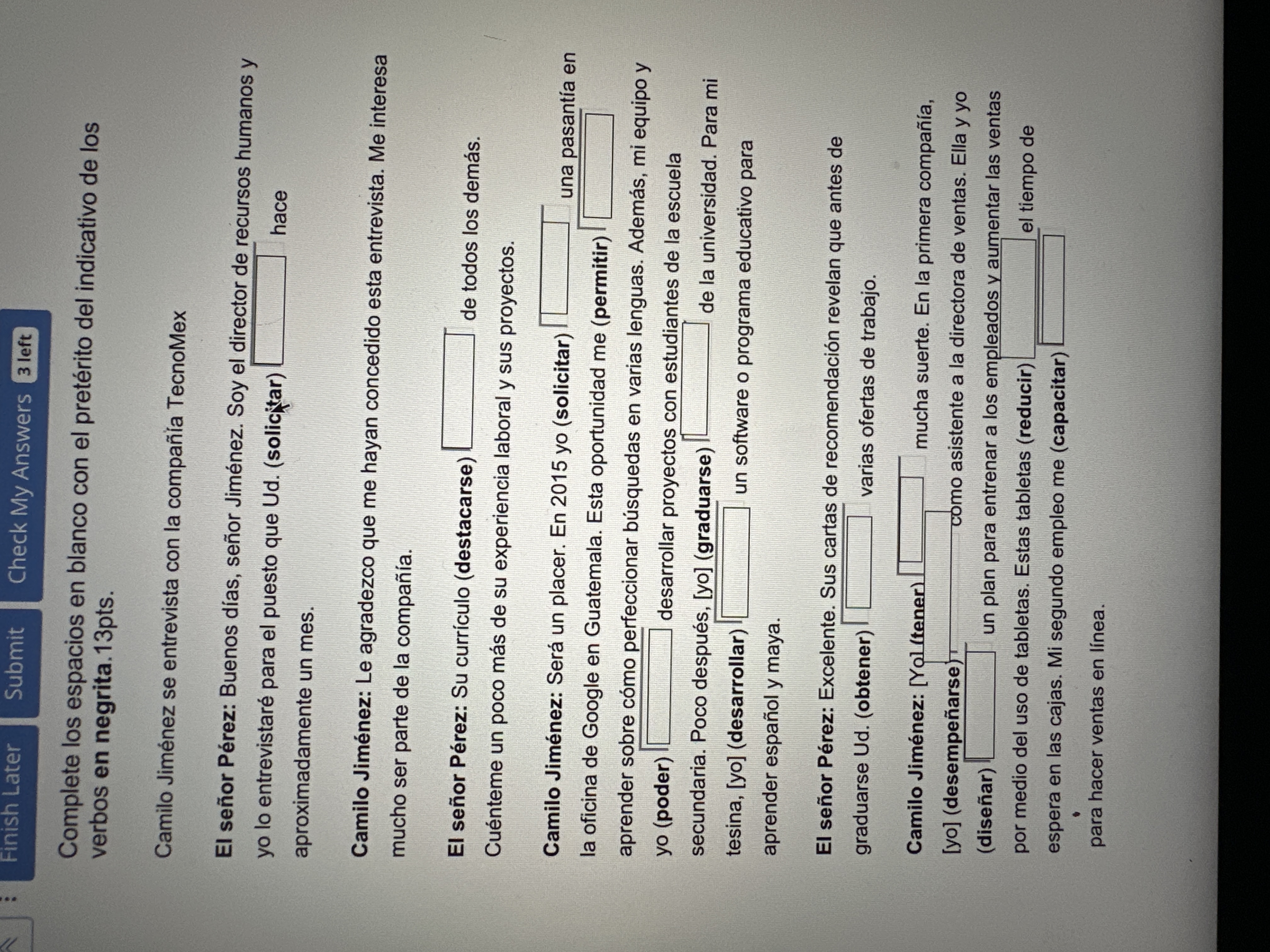 Answer the questions \f