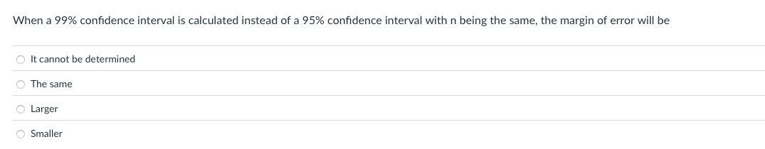 answer When a 9% confidence interval is