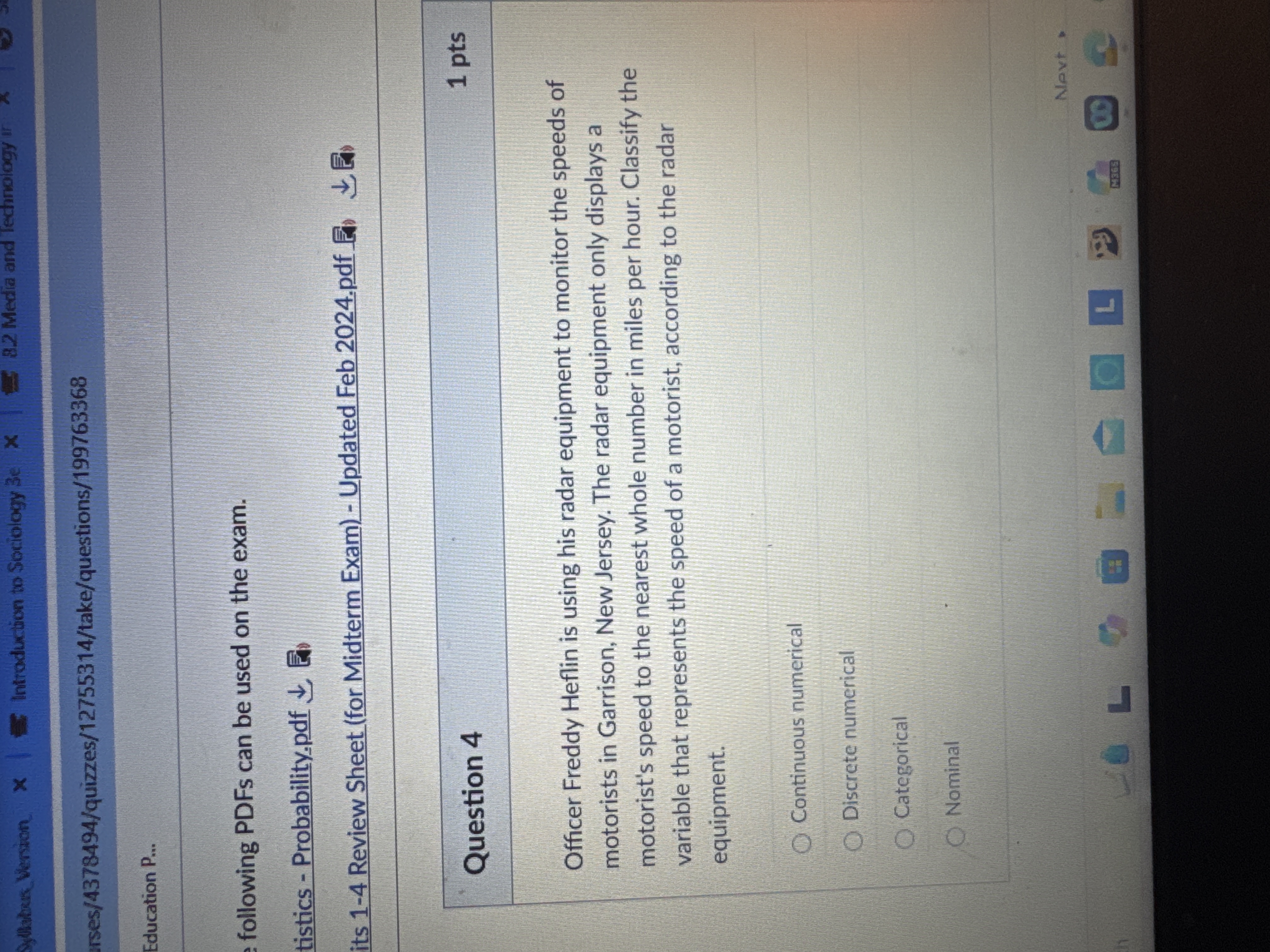 Answer Syllabus Version X Introduction to