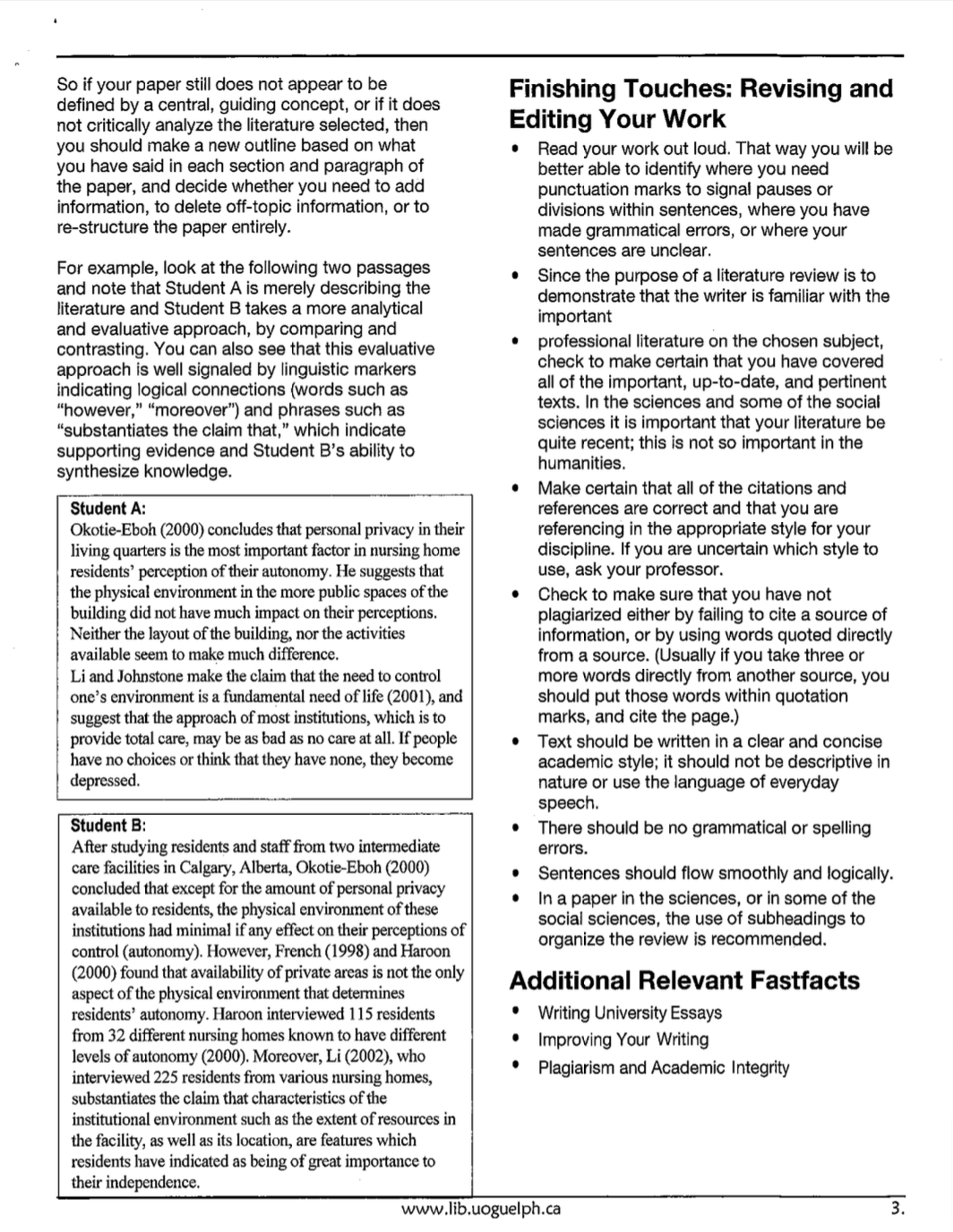 Use google scholar to find articles that are