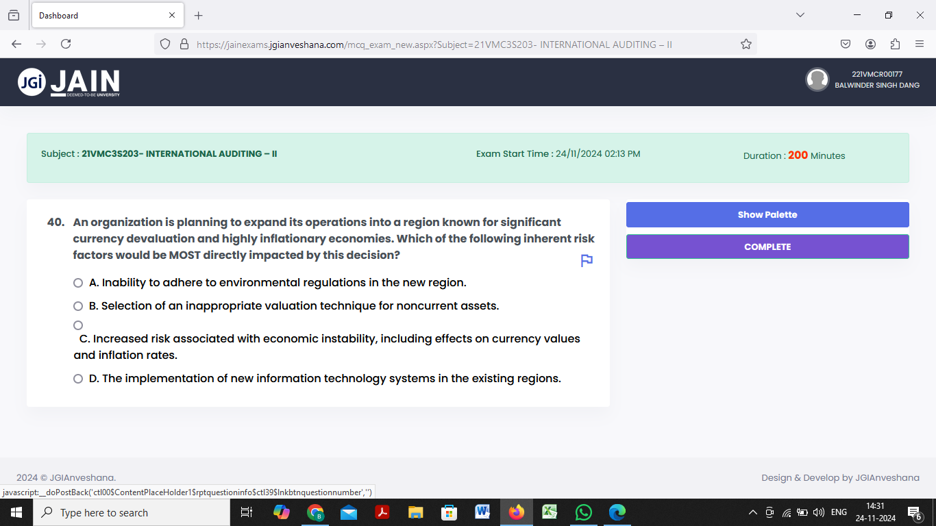 ANSWWR Dashboard X + X - C O B