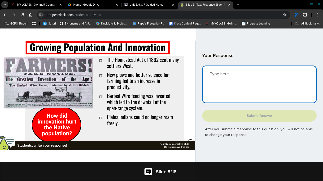answer the question MY eCLASS | Gwinnett County |