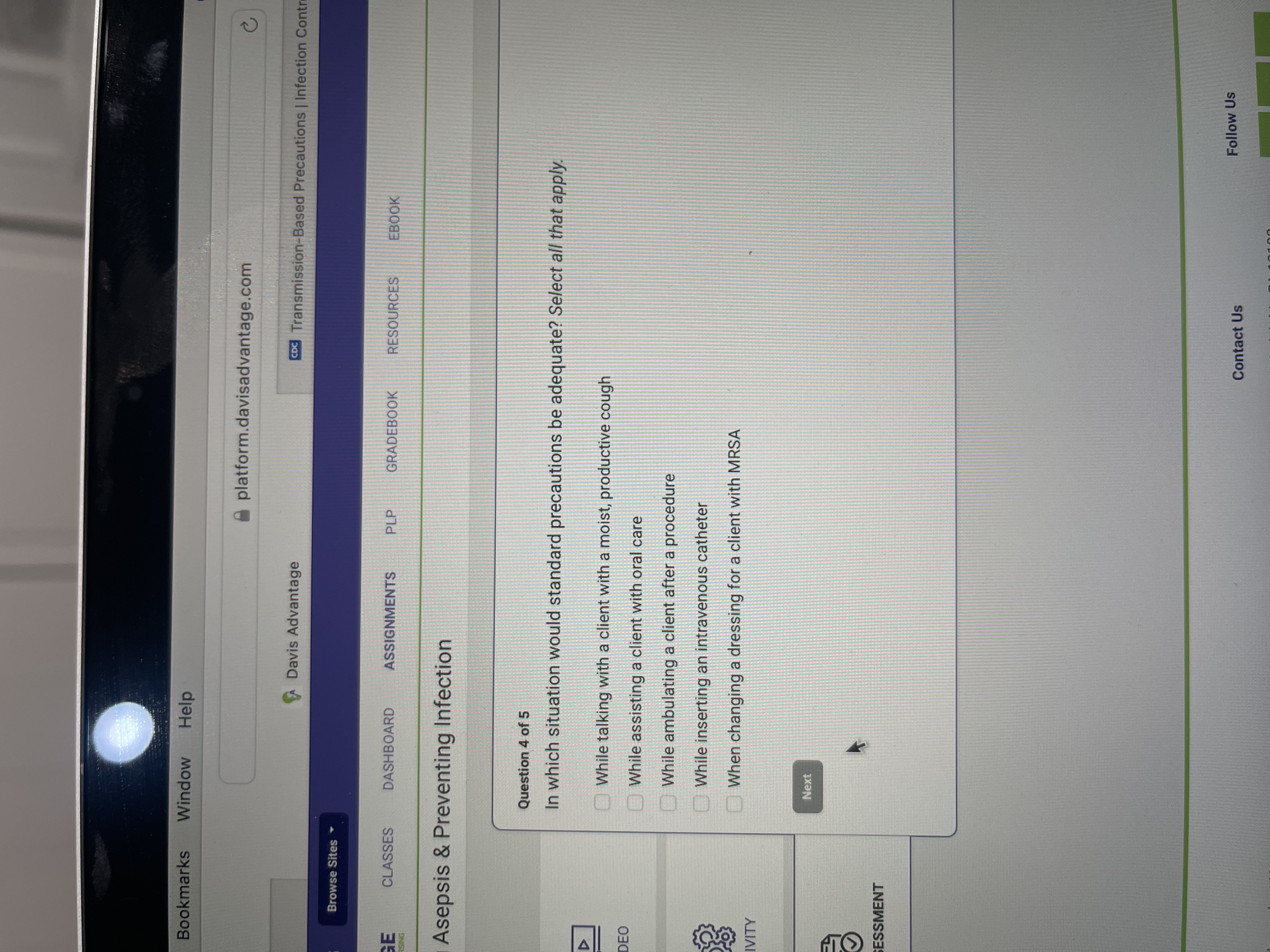 What are the corect answers Bookmarks Window Help