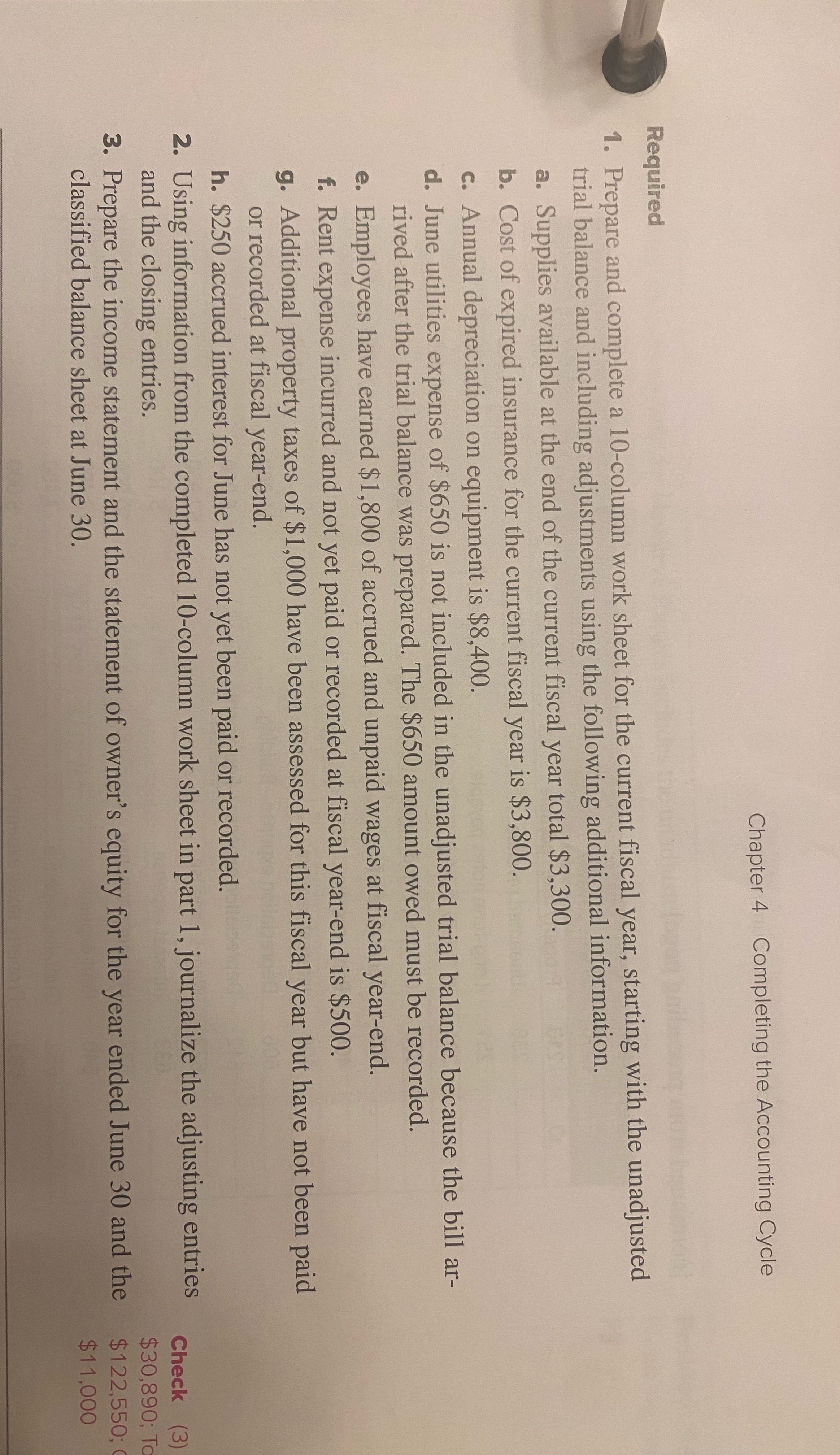 Chapter 4 Completing the Accounting Cycle