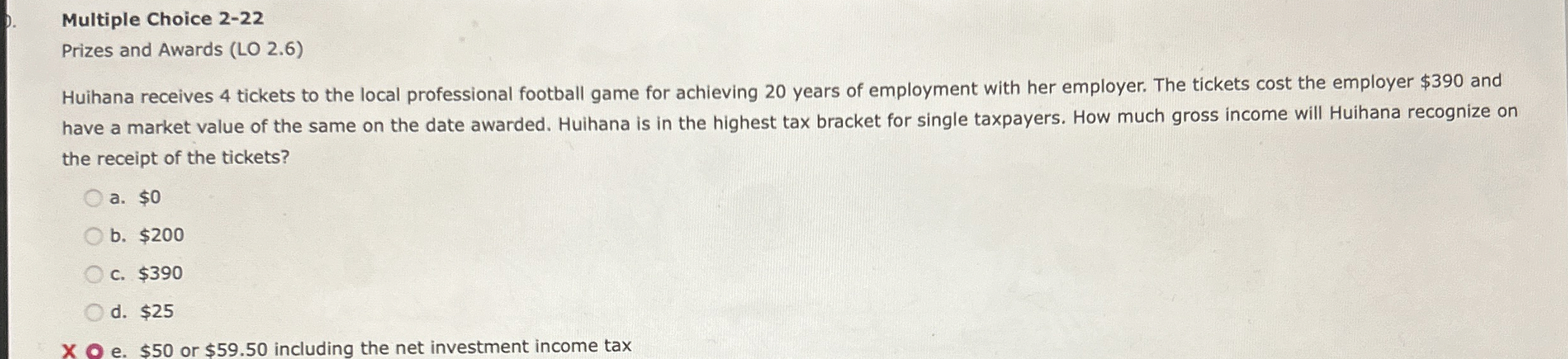 Multiple Choice 2 - 2 2 Prizes and Awards ( LO 2