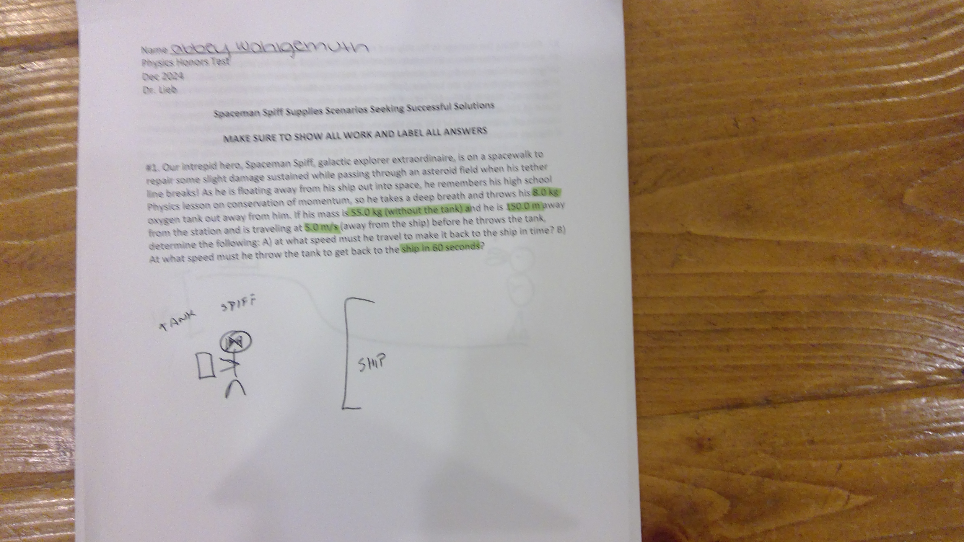 explain and answer, please check work Nope abbey